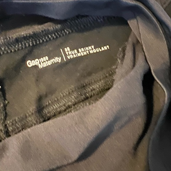 Winter Maternity Gap Jeans blue and black - Picture 2 of 4